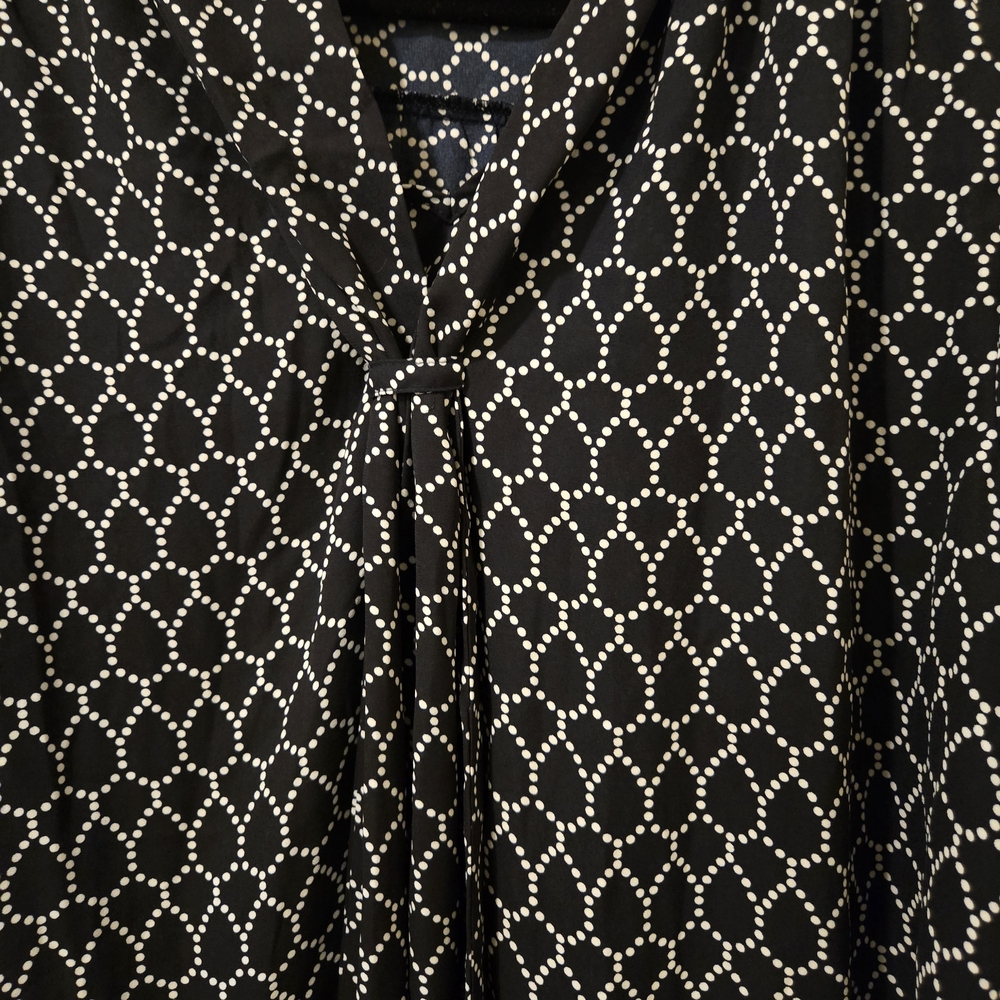 Adrianna Papell Black and White Blouse - Picture 5 of 7